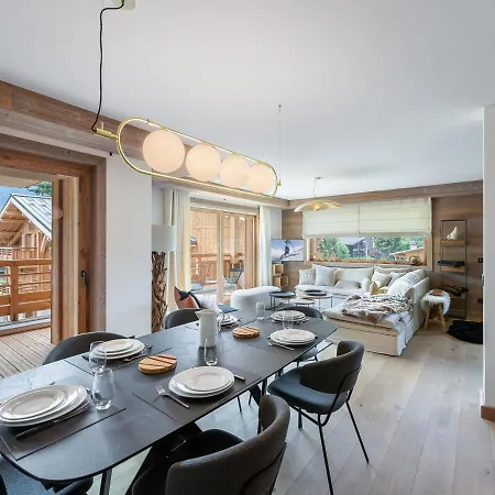 Luxe Duplex A - 10 Pers, Sauna, Hammam, Gym, Parking, Pets - Fr-1-569-50 Lägenhet Megève