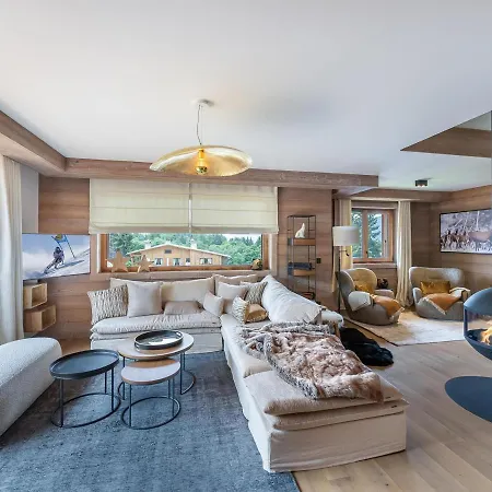 Lägenhet Luxe Duplex A - 10 Pers, Sauna, Hammam, Gym, Parking, Pets - Fr-1-569-50 Megève